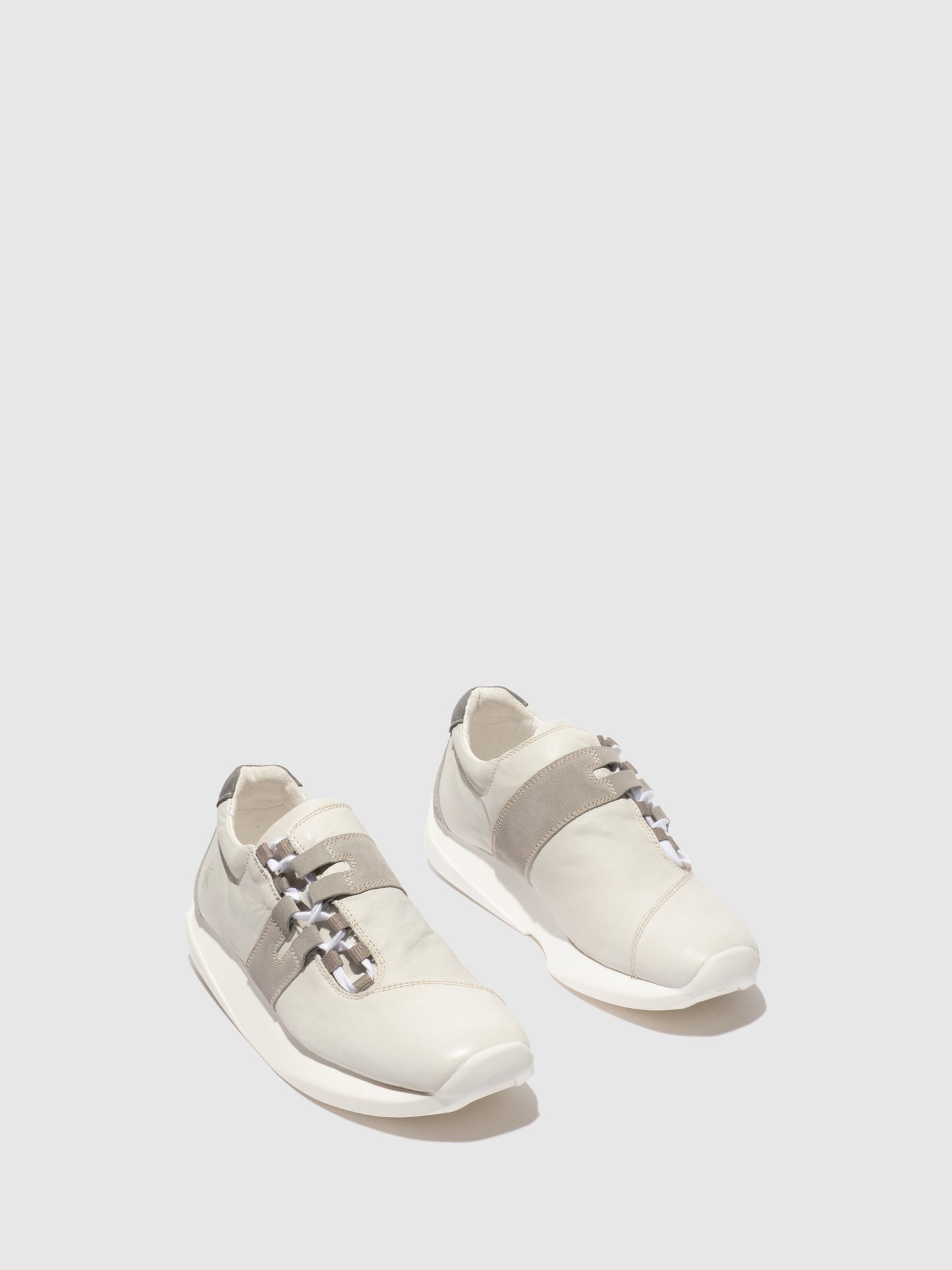 Fly London Ténis com Atacadores LOKO733FLY MAVICK/SUEDE WHITE/CONCRETE